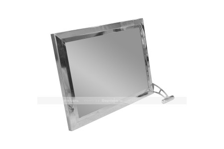 Зеркало поворотное, для МГН, травмобезопасное, нержавеющая сталь, 450x650 мм